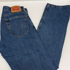 Levi's Men's Classic 505 Straight Blue Jeans